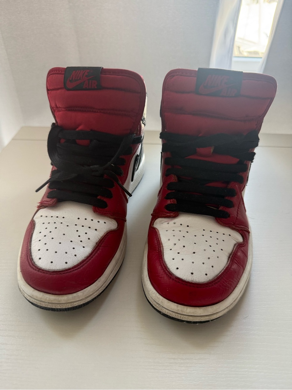 Jordan Air Jordan 1 High Retro Satin Snake - Red/Black/White